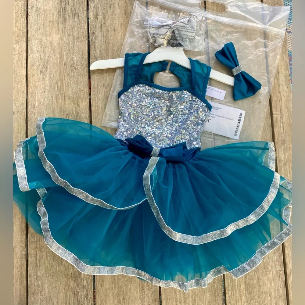 Weissman Showtime Dance Costume Girls Small - Picture 4 of 8